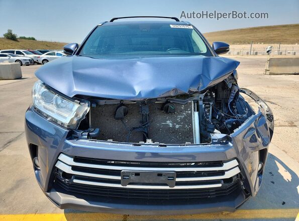 5TDJZRFH2JS864526 2018 TOYOTA HIGHLANDER Gray Vista frontal