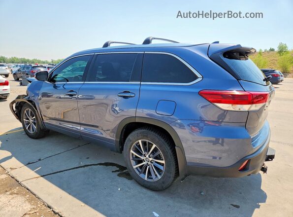 5TDJZRFH2JS864526 2018 TOYOTA HIGHLANDER Gray Trasero izquierdo