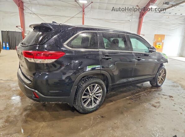 5TDJZRFH2JS883738 2018 TOYOTA HIGHLANDER Black Հետևի աջ