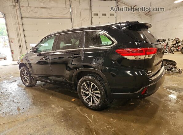 5TDJZRFH2JS883738 2018 TOYOTA HIGHLANDER Black Հետևի ձախ