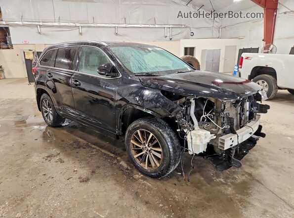 5TDJZRFH2JS883738 2018 TOYOTA HIGHLANDER Black Առջևի աջ