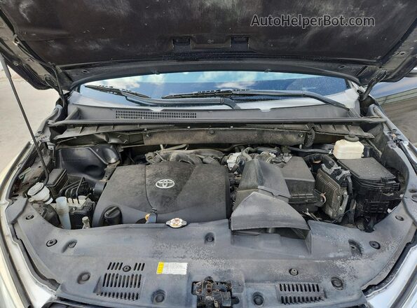 5TDJZRFH2KS624541 2019 TOYOTA HIGHLANDER Черный Вид подкапотного пространства