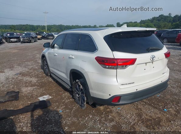 5TDJZRFH3HS437091 2017 TOYOTA HIGHLANDER White Trasero izquierdo