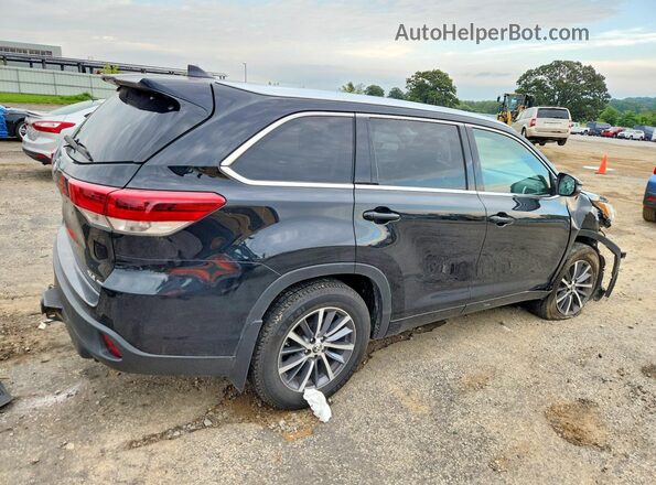 5TDJZRFH4HS435205 2017 TOYOTA HIGHLANDER Black Հետևի աջ
