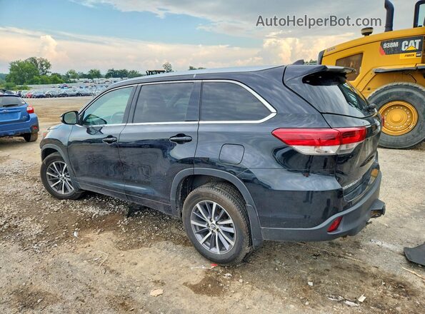 5TDJZRFH4HS435205 2017 TOYOTA HIGHLANDER Black Հետևի ձախ