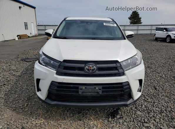 5TDJZRFH4HS443028 2017 TOYOTA HIGHLANDER White Вид спереду