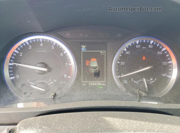 5TDJZRFH4HS443028 2017 TOYOTA HIGHLANDER White Вид щитка приладів