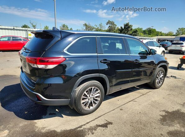 5TDJZRFH4JS561604 2018 TOYOTA HIGHLANDER Black Հետևի աջ