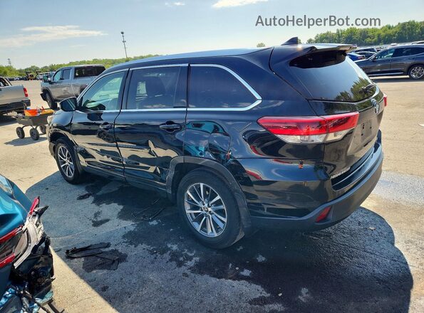 5TDJZRFH4JS561604 2018 TOYOTA HIGHLANDER Black Հետևի ձախ