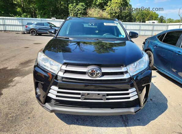 5TDJZRFH4JS561604 2018 TOYOTA HIGHLANDER Black Դիմացի տեսք