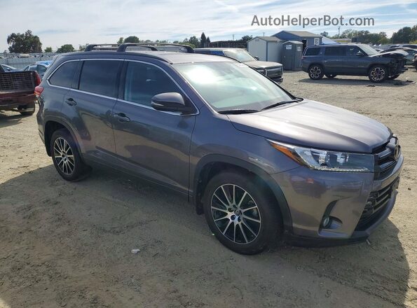 5TDJZRFH7JS535563 2018 TOYOTA HIGHLANDER Gray Առջևի աջ