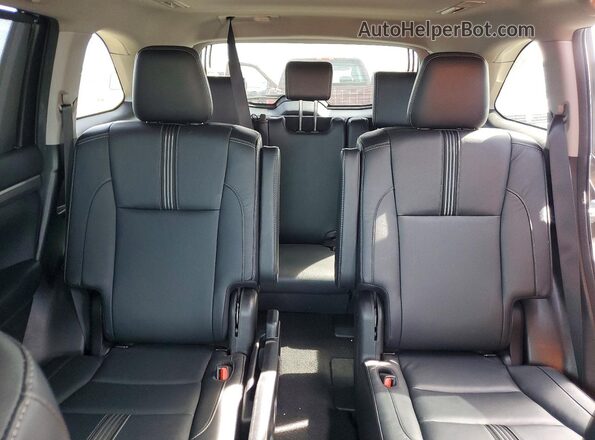 5TDJZRFH7JS535563 2018 TOYOTA HIGHLANDER Gray Հետևի նստատեղերի տեսք