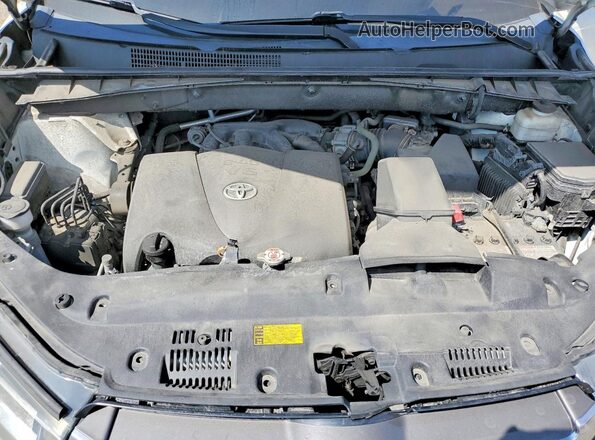 5TDJZRFH7JS553075 2018 TOYOTA HIGHLANDER White Vista del compartimento del motor