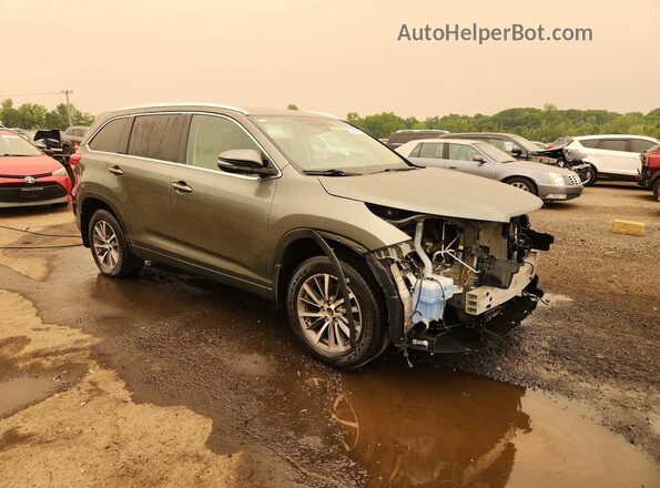5TDJZRFH7JS910898 2018 TOYOTA HIGHLANDER Green Առջևի աջ