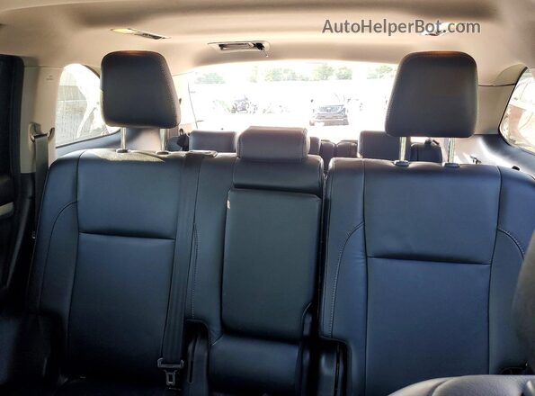 5TDJZRFH8JS906259 2018 TOYOTA HIGHLANDER Gray უკანა სავარძლების ხედი
