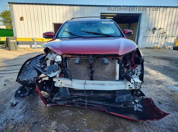 5TDJZRFH9JS833161 2018 TOYOTA HIGHLANDER Burgundy წინა ხედი