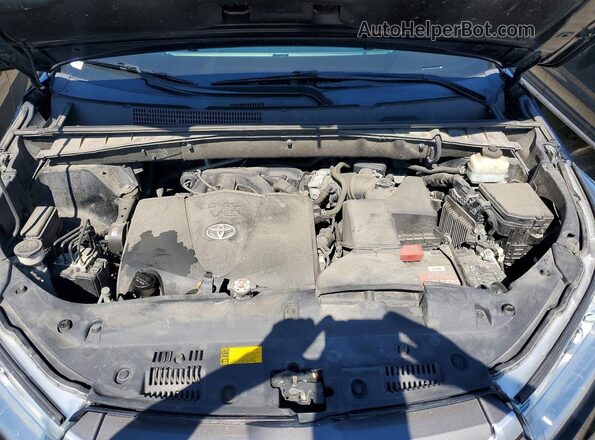 5TDJZRFH9JS838134 2018 TOYOTA HIGHLANDER Черный Вид наклейки с VIN-кодом