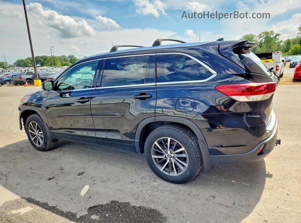5TDJZRFHXJS524802 2018 TOYOTA HIGHLANDER Black Հետևի ձախ