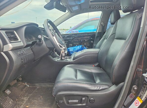 5TDJZRFHXJS524802 2018 TOYOTA HIGHLANDER Black Սալոնի դիմացի տեսք