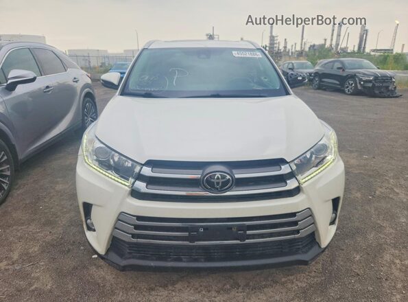 5TDJZRFHXJS534066 2018 TOYOTA HIGHLANDER White Vista frontal
