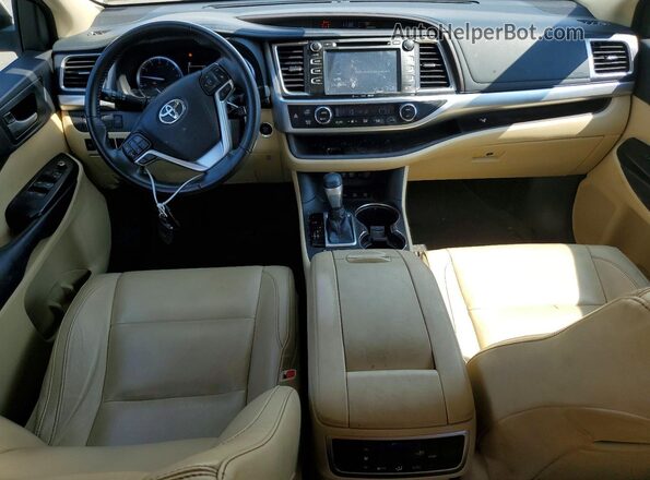 5TDJZRFHXJS911124 2018 TOYOTA HIGHLANDER White Widok deski rozdzielczej