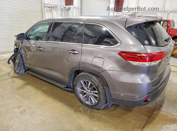 5TDJZRFHXKS592650 2019 TOYOTA HIGHLANDER Серый Задняя левая четверть