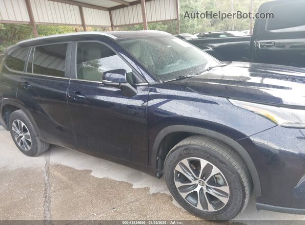 5TDKARAH1PS021476 2023 TOYOTA HIGHLANDER Синий Вид задней части салона