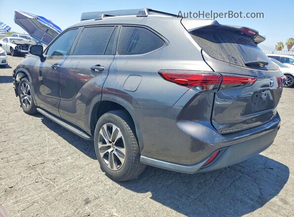 5TDKARAH4PS518599 2023 TOYOTA HIGHLANDER Серый Задняя левая четверть