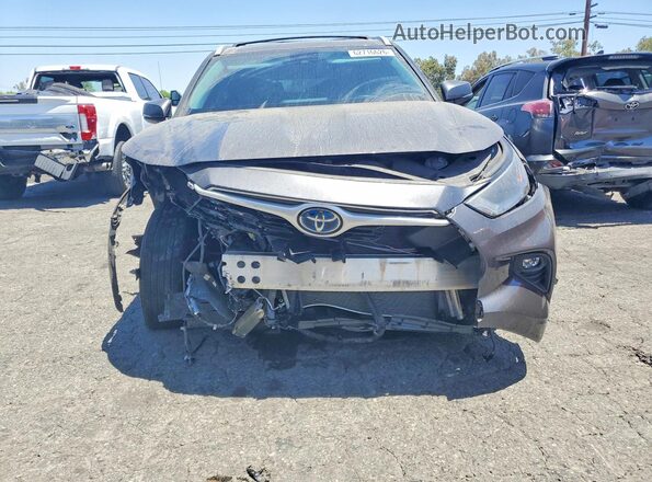 5TDKARAH4PS518599 2023 TOYOTA HIGHLANDER Серый Вид спереди