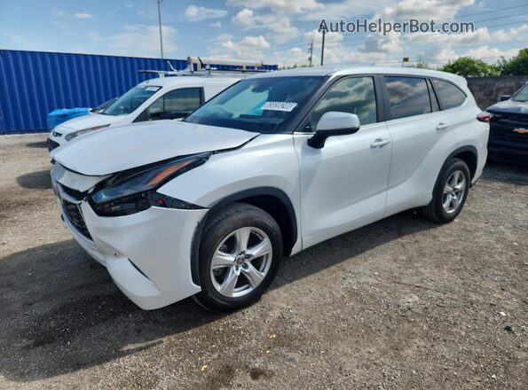5TDKDRAH2SS550709 2025 TOYOTA HIGHLANDER White 