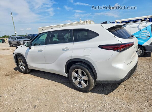 5TDKDRAH2SS550709 2025 TOYOTA HIGHLANDER White Tył lewy