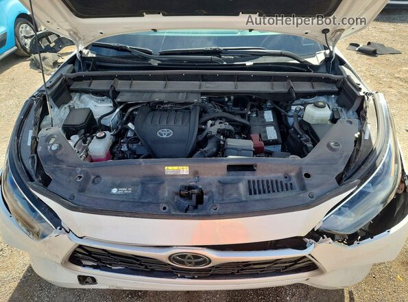 5TDKDRAH2SS550709 2025 TOYOTA HIGHLANDER White Widok komory silnika