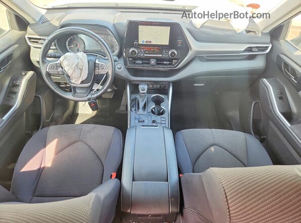 5TDKDRAH2SS550709 2025 TOYOTA HIGHLANDER White Widok deski rozdzielczej