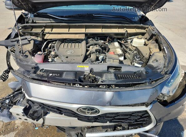 5TDKDRAH3PS025178 2023 TOYOTA HIGHLANDER Gray უკანა სალონის ხედი