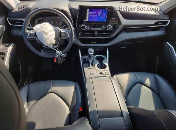 5TDKDRAH3PS025178 2023 TOYOTA HIGHLANDER Gray წინა პანელის ხედი