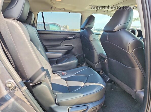 5TDKDRAH3PS025178 2023 TOYOTA HIGHLANDER Gray უკანა სავარძლების ხედი