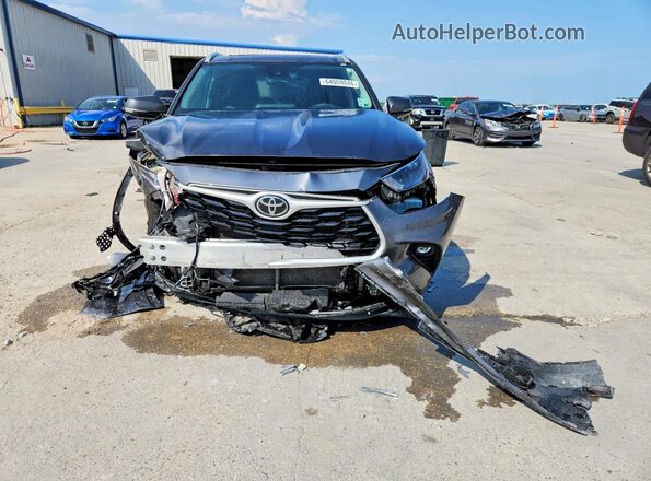 5TDKDRAH3PS025178 2023 TOYOTA HIGHLANDER Gray წინა ხედი