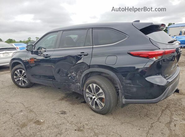 5TDKDRAH4PS027232 2023 TOYOTA HIGHLANDER Black Tył lewy