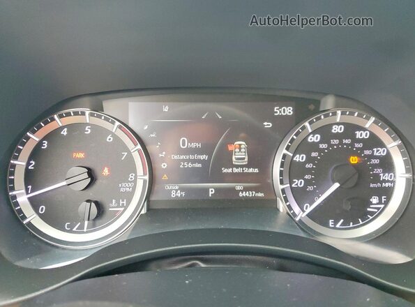 5TDKDRAH4PS027232 2023 TOYOTA HIGHLANDER Black Widok zestawu wskaźników