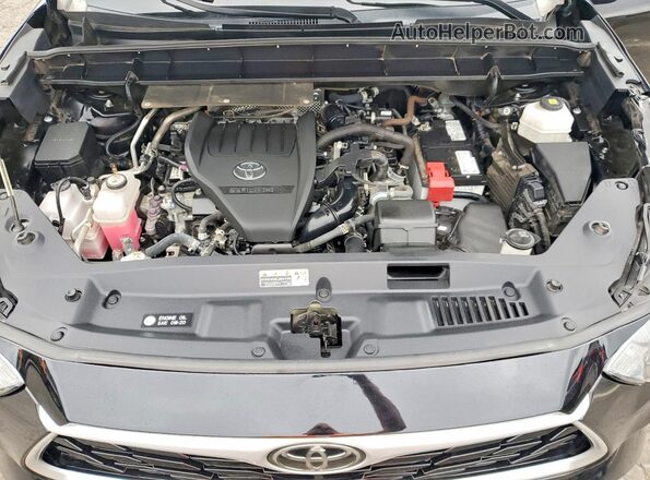 5TDKDRAH4PS027232 2023 TOYOTA HIGHLANDER Black Widok komory silnika