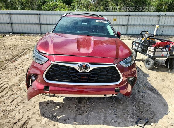 5TDKDRAH5PS010472 2023 TOYOTA HIGHLANDER Red Vista frontal