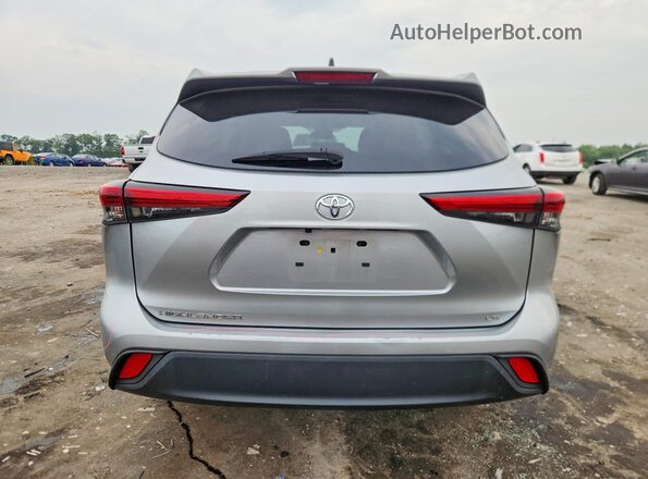 5TDKDRAH5PS019334 2023 TOYOTA HIGHLANDER Silver Widok z tyłu