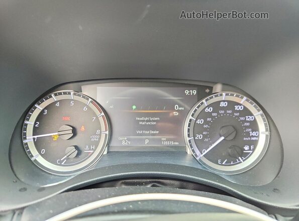 5TDKDRAH5PS019334 2023 TOYOTA HIGHLANDER Silver Widok zestawu wskaźników