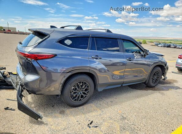 5TDKDRAH6PS509619 2023 TOYOTA HIGHLANDER Серый Задняя правая четверть