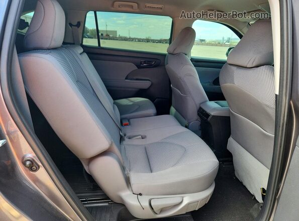 5TDKDRAH6PS509619 2023 TOYOTA HIGHLANDER Серый Вид задней части салона