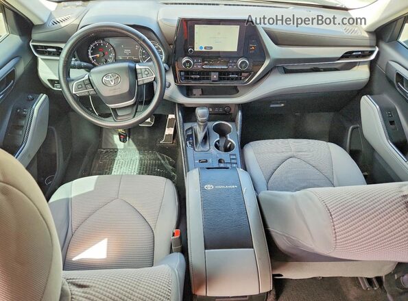 5TDKDRAH6PS509619 2023 TOYOTA HIGHLANDER Серый Вид панели приборов