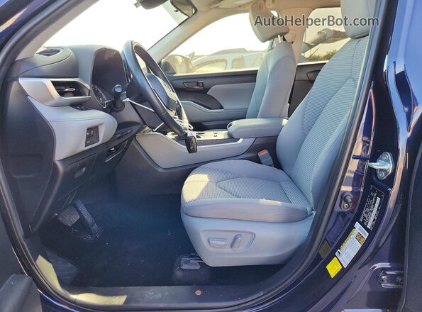 5TDKDRAH8PS018064 2023 TOYOTA HIGHLANDER Blue Вид салону спереду