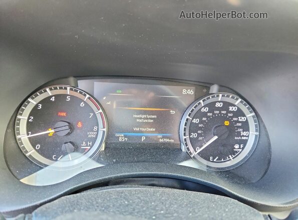 5TDKDRAH8PS018064 2023 TOYOTA HIGHLANDER Blue Вид щитка приладів