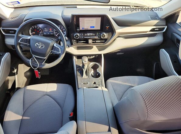 5TDKDRAH8PS018064 2023 TOYOTA HIGHLANDER Blue Вид панелі приладів