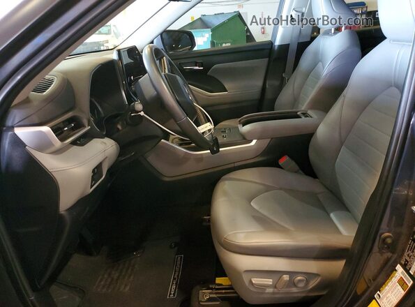 5TDKDRAH9PS006229 2023 TOYOTA HIGHLANDER Gray Սալոնի դիմացի տեսք